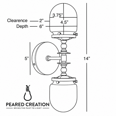 SCONCE MODEL NO. 6742