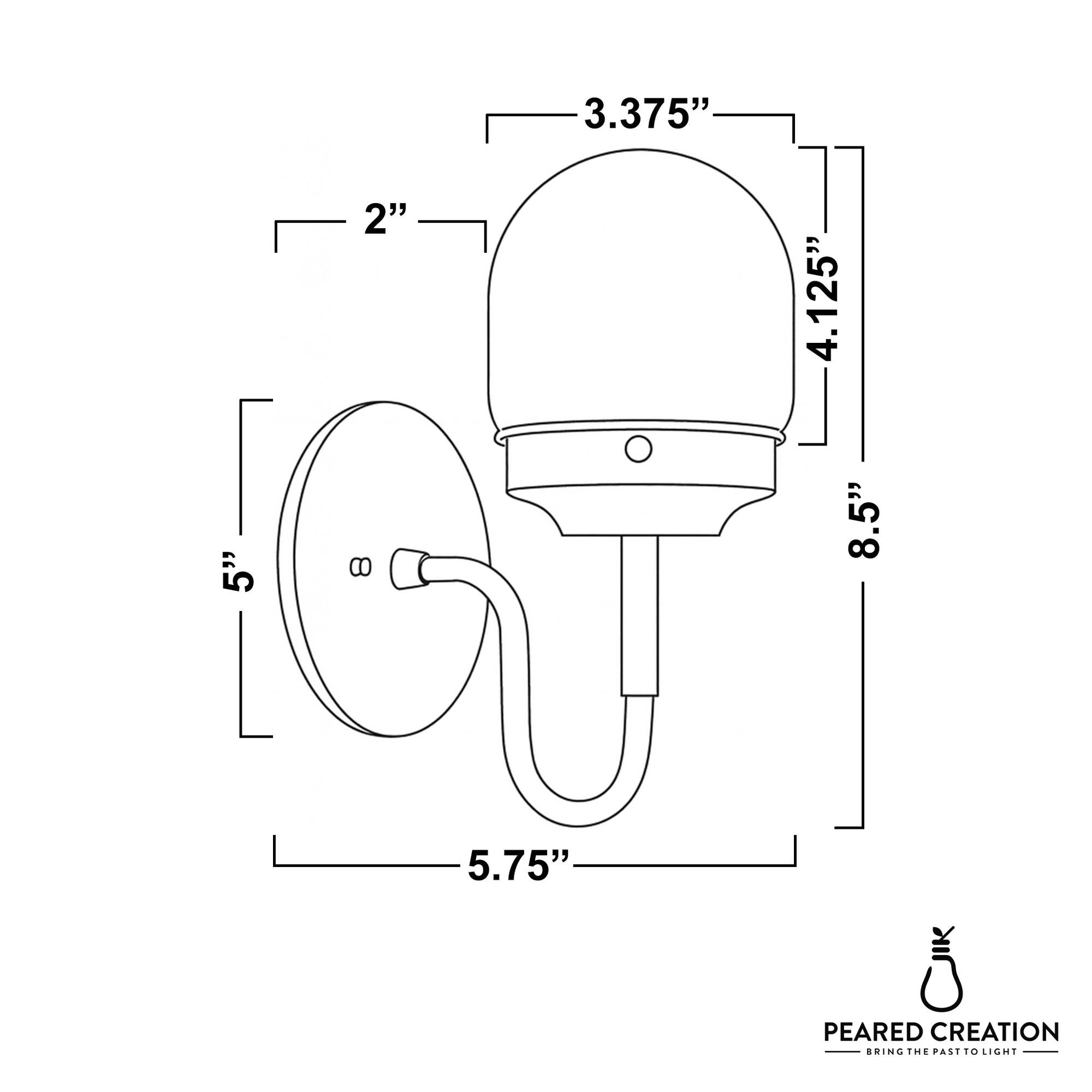 SCONCE MODEL NO. 4482