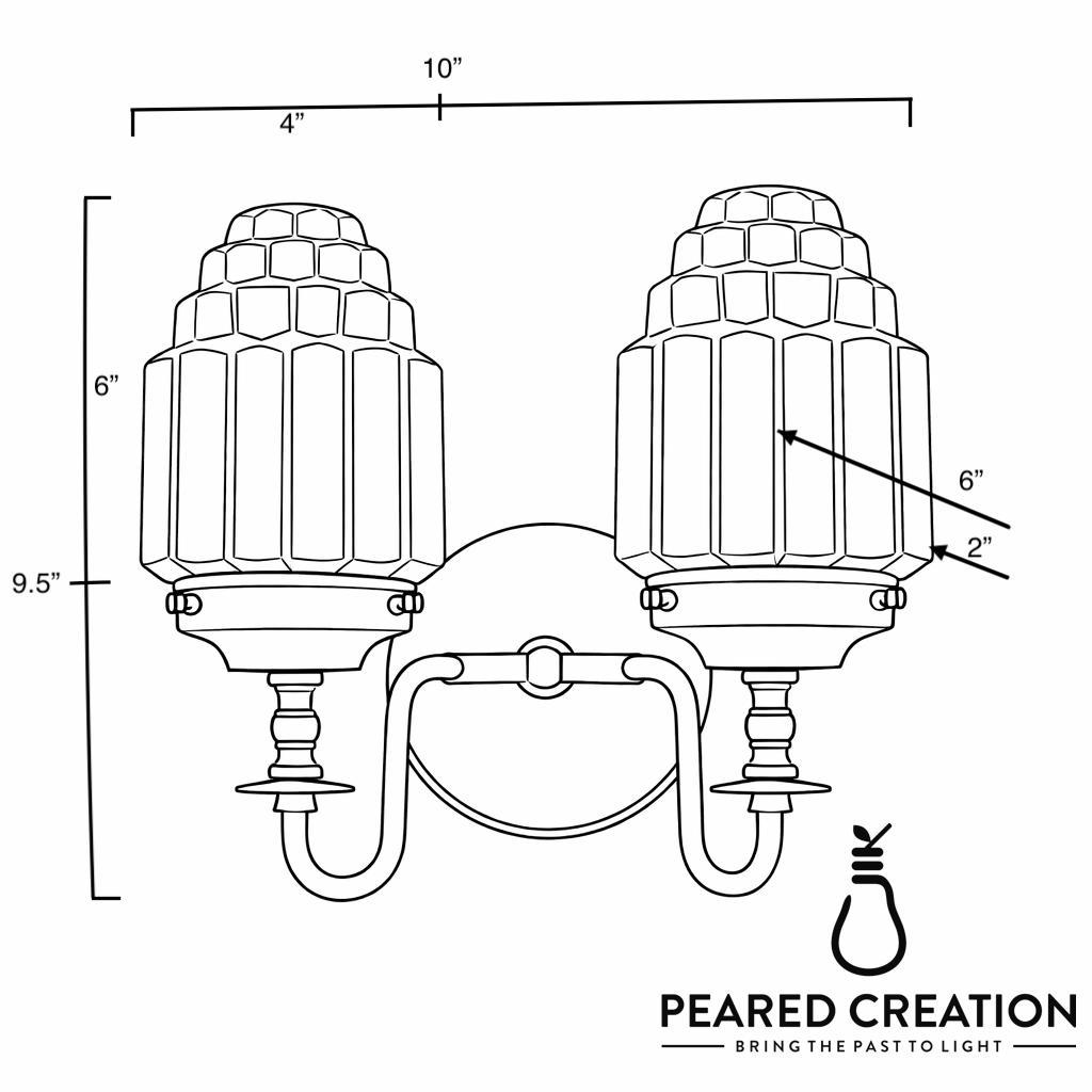 VANITY LIGHT MODEL NO. 8912
