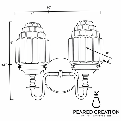 VANITY LIGHT MODEL NO. 8912
