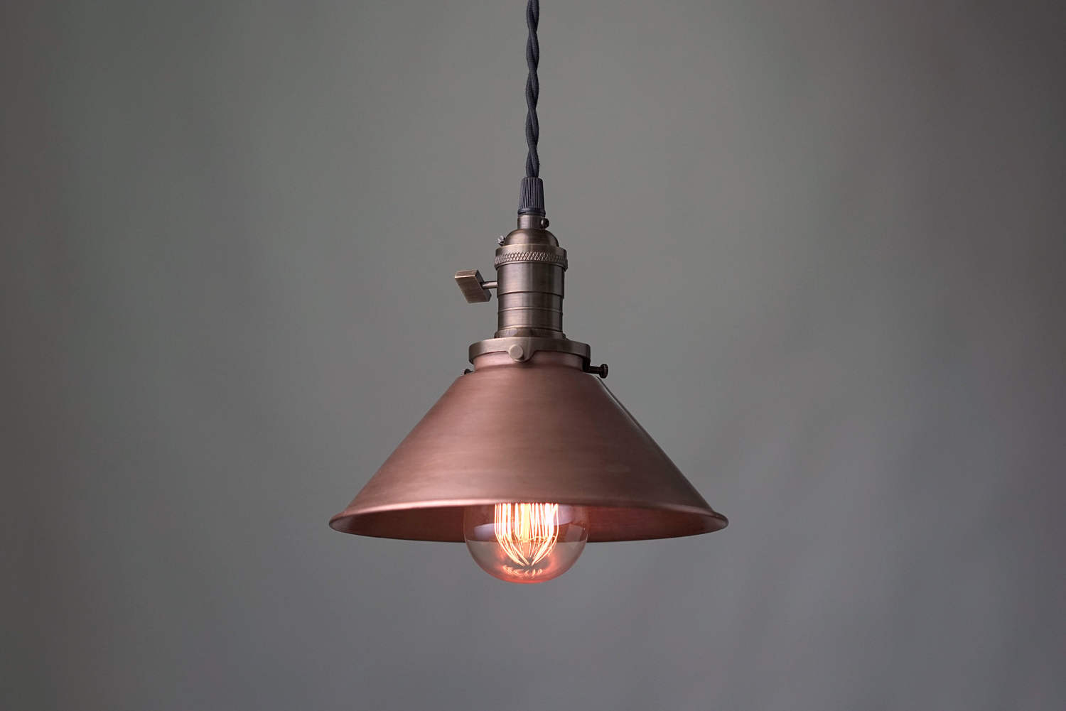 Industrial copper light fitting cheap