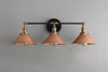 Copper Light Fixture - Rustic Vanity Light - Rustic Lighting - Industrial Lighting - Industrial - Vanity Light Fixture - Model No. 2492