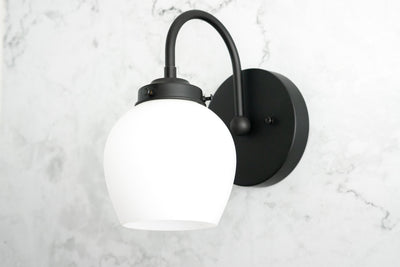 SCONCE MODEL No. 7283-Art Deco Wall Lights with a Black finish. Designed and produced by DECOCREATIONStudio at Peared Creation