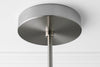 Six Bulb Chandelier - Black Ceiling Light Fixture - Edison Sputnik - Modern Industrial Lighting - Chandelier - Model No. 6673