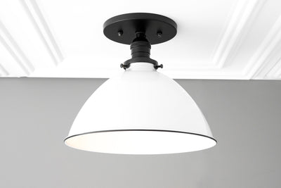 Black and white ceiling light cheap