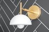 Modern Farmhouse - Kitchen Lighting - Wall Sconce - Brass Sconce - Wall Lamp - Model No. 0720