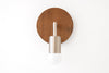 Minimalist Lamp - Oak Finish Wood Sconce - Bedside Lamp - Light Fixture - Wall Light - Model No. 5114