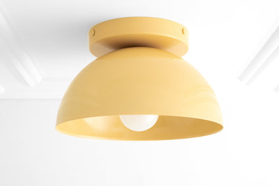 Green Ceiling Light - 8in Dome Lighting - Modern Lighting - Nature Lighting - Mint Green - Model No. 9105