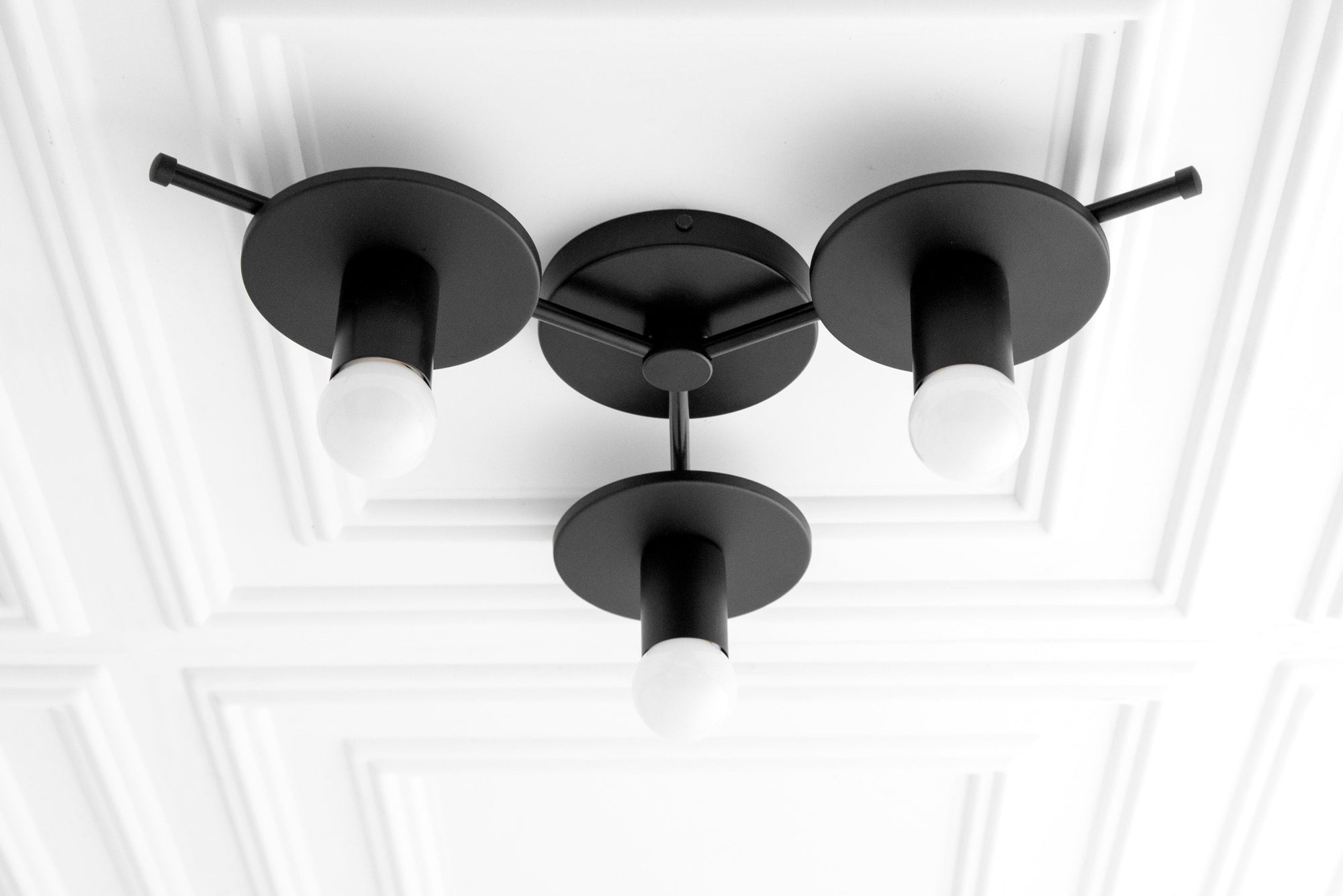 Ceiling Light - Geometric Lighting - 3 Light Ceiling Light - Dining Room Light - Model No. 9526
