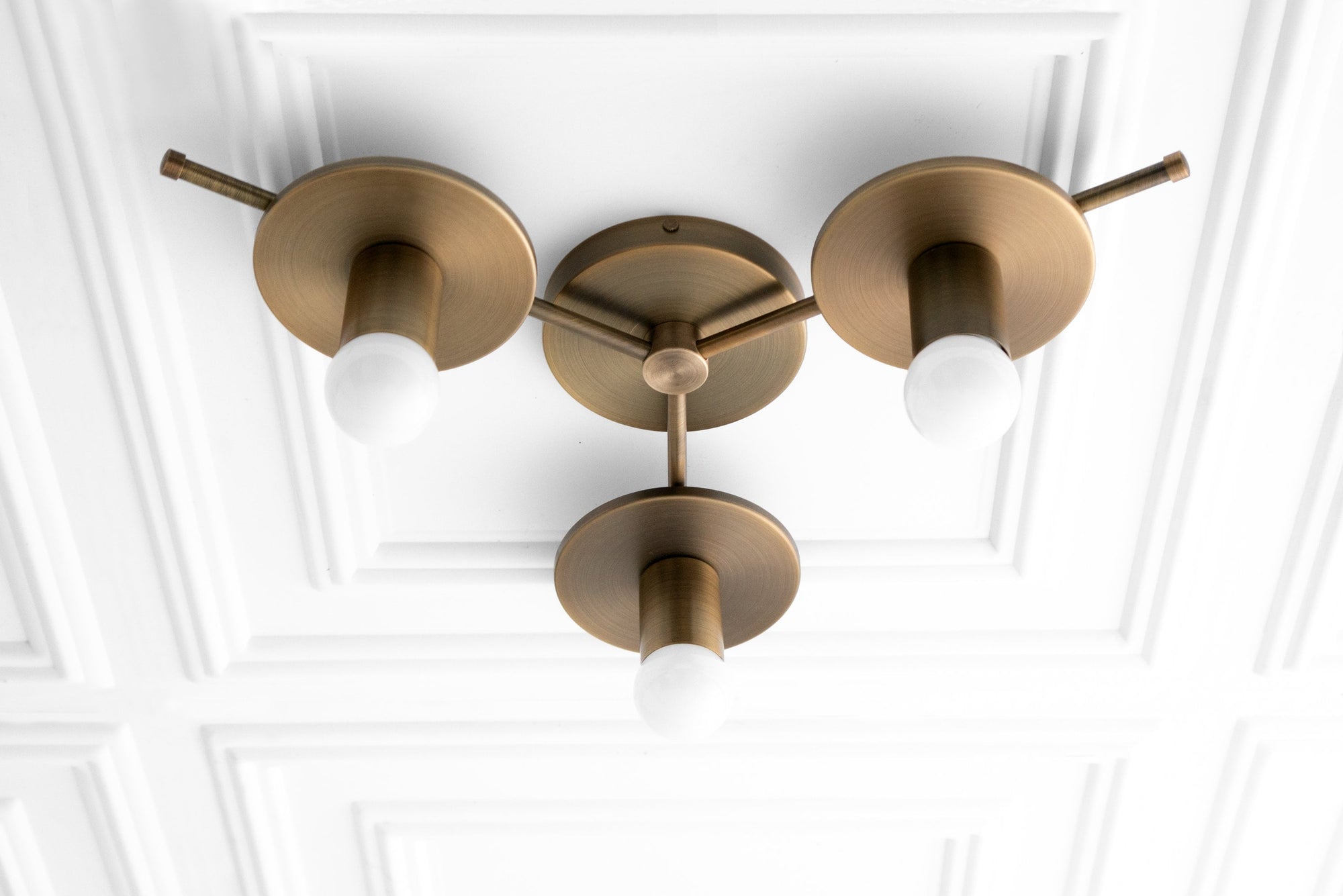Ceiling Light - Geometric Lighting - 3 Light Ceiling Light - Dining Room Light - Model No. 9526