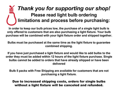 7 Watt - 600 Lumens - LED Edison Bulb - 2200 Kelvin
