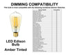 7 Watt - 600 Lumens - LED Edison Bulb - 2200 Kelvin