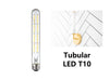 8 Watt - 800 Lumens - LED T10 Clear Tubular Bulb
