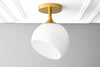 Directional Light - Rotating Light - Ball Shade - Ceiling Light - Model No. 1865