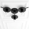 Ceiling Light - Geometric Lighting - 3 Light Ceiling Light - Dining Room Light - Model No. 9526