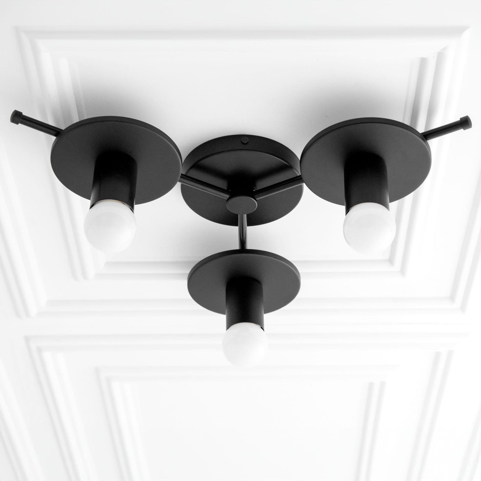 Ceiling Light - Geometric Lighting - 3 Light Ceiling Light - Dining Room Light - Model No. 9526