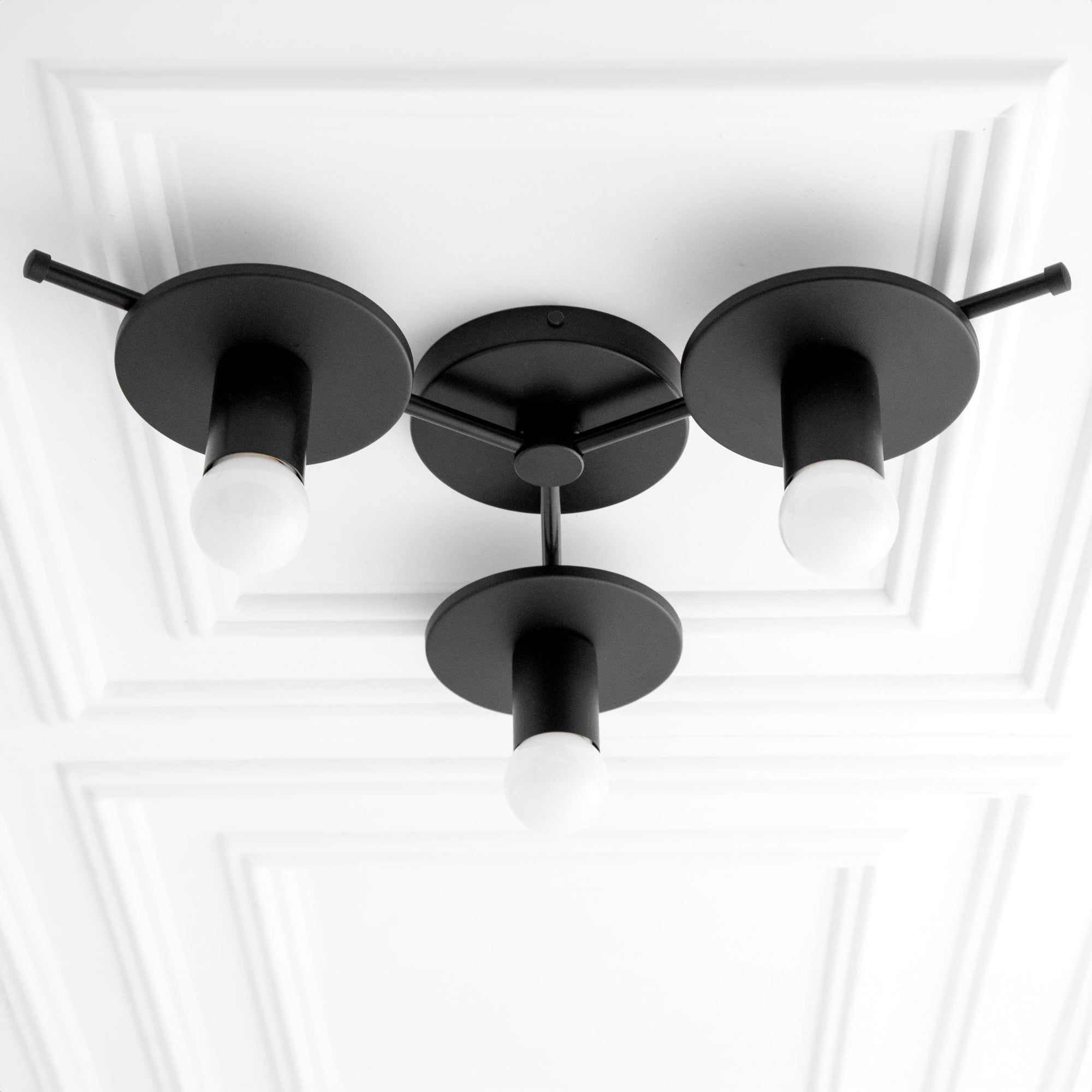 Ceiling Light - Geometric Lighting - 3 Light Ceiling Light - Dining Room Light - Model No. 9526