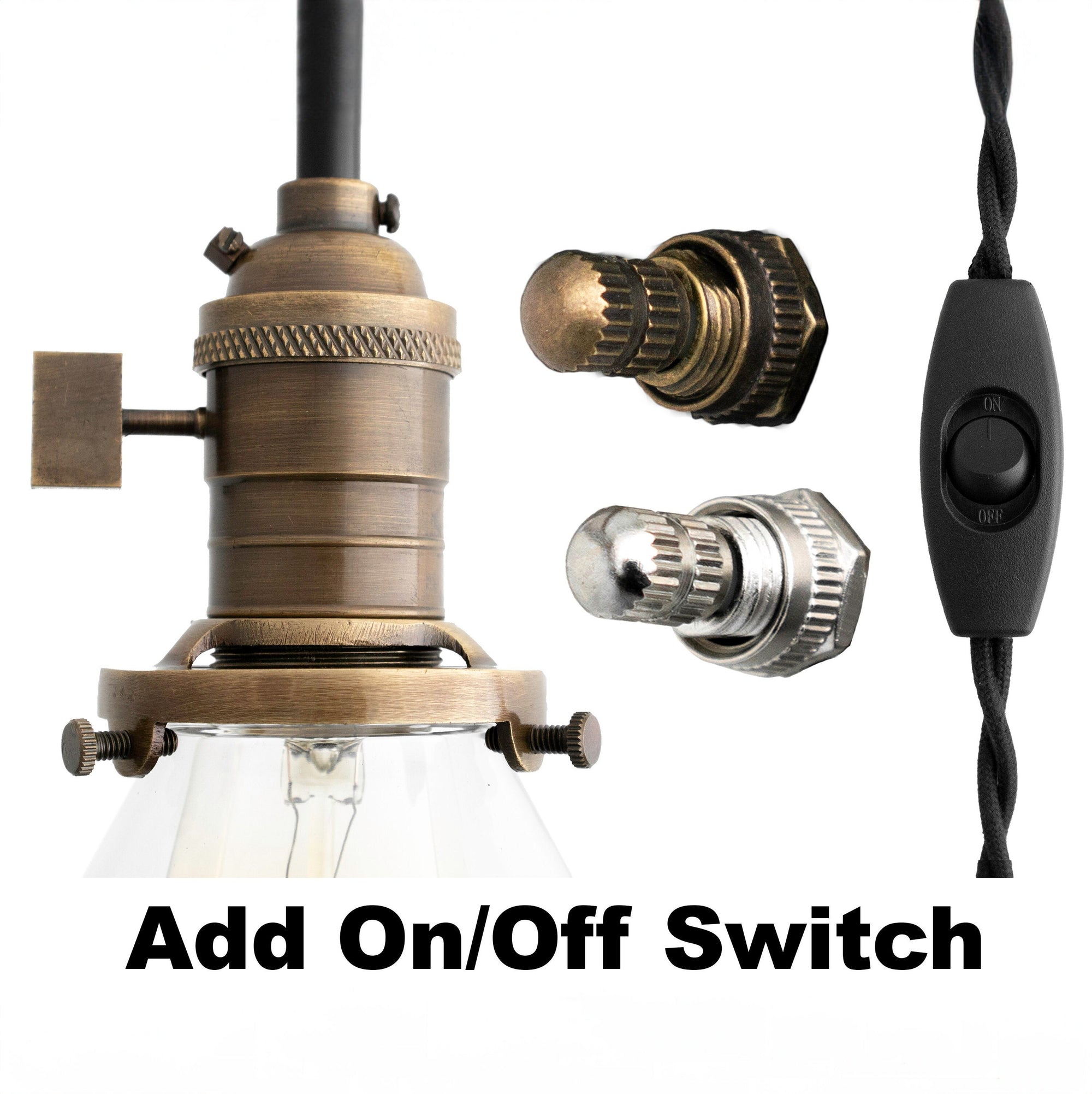 Add an On-Off Switch to your Fixture - Peared Creation