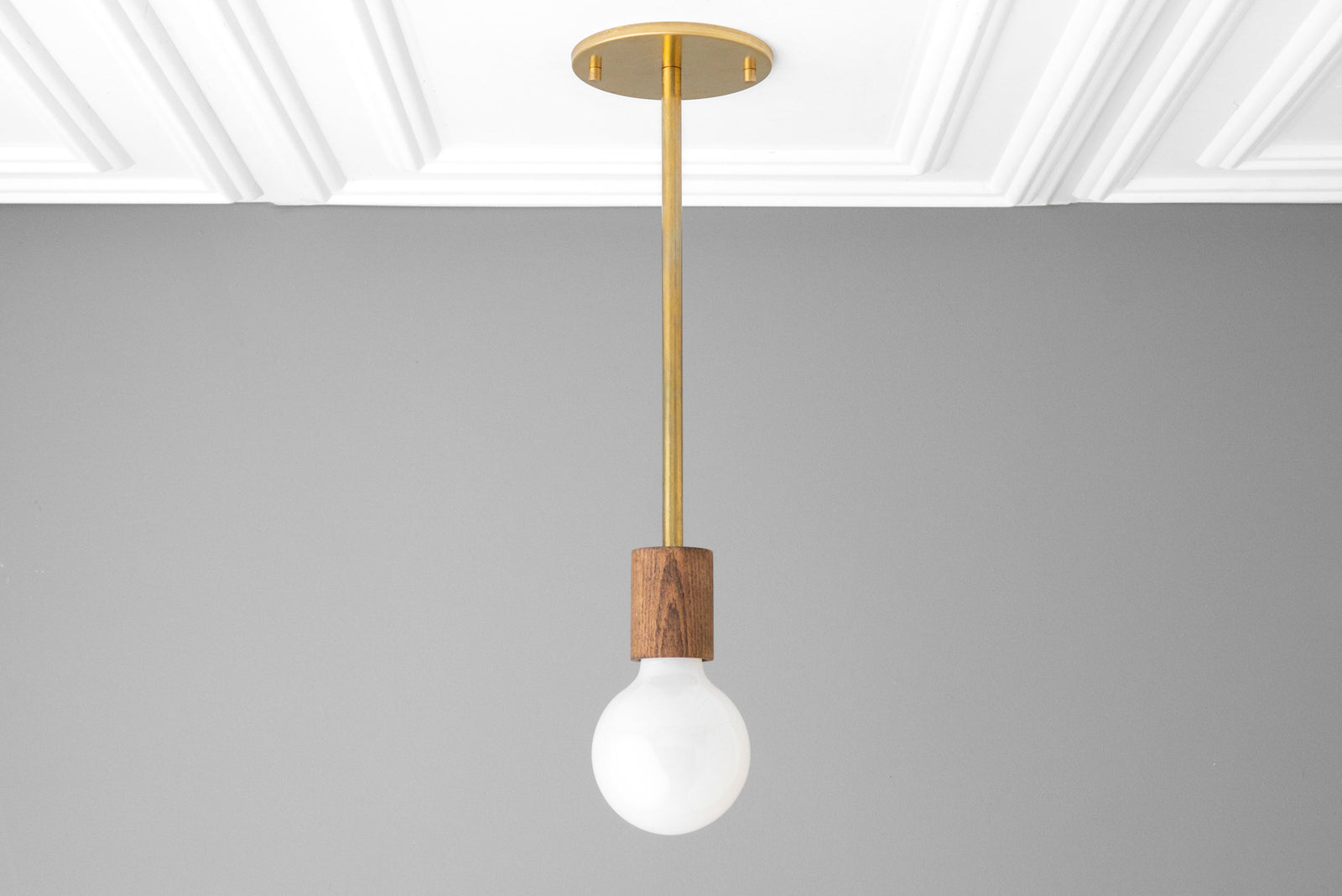 Pendant Lamp - Minimalist Lamp - Wood Pendant Light - Simple Ceiling Light - Model No. 3143