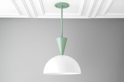 Pendant Light-Dome Light Fixture-Kitchen Lighting-Hanging Lamp - Model No. 8378