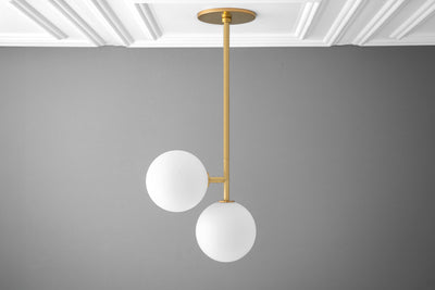 Chandelier Light-Globe Ceiling Light-Minimalist Lighting - Model No. 0308