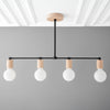 Chandelier Light-Wood Ceiling Light-Light Fixture-Hanging Fixture - Model No. 0923