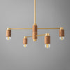 Chandelier Light-Wood Ceiling Light-Light Fixture-Kitchen Lighting - Model No. 9906