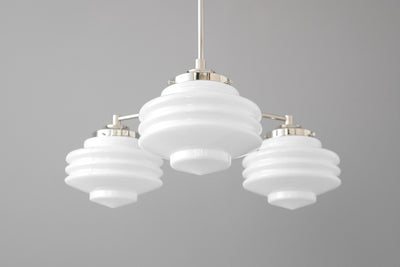 Chandelier Light-Light Fixture-Ceiling Light-Art Deco Lighting - Model No. 2440