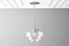 Art Deco - Clear Glass Shade - Art Deco Pendant - Black Ceiling Light - Deco Light - Light Fixture - Model No. 8273