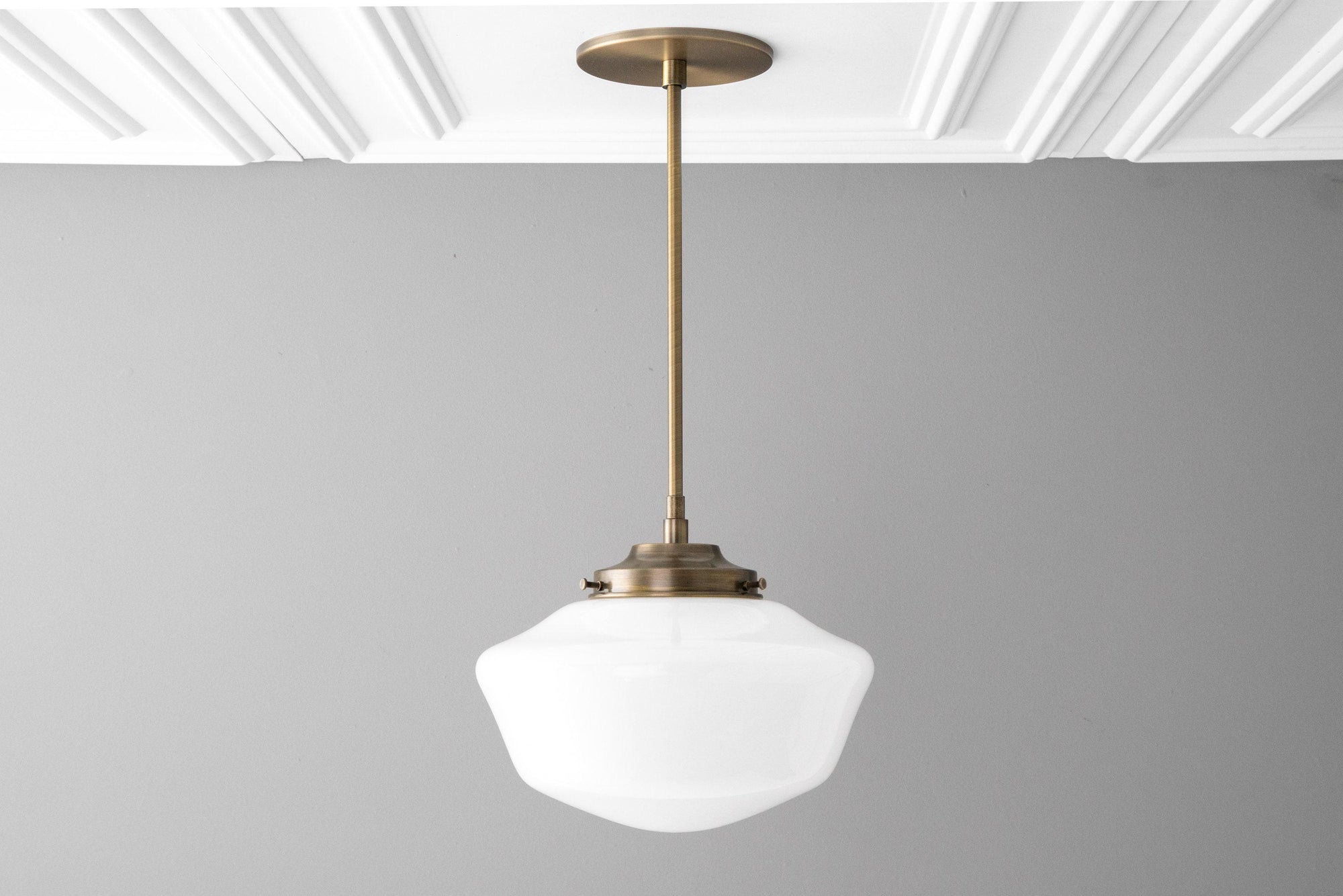 10IN OPAL SCHOOL PENDANT MODEL No. 4339 - Peared Creation