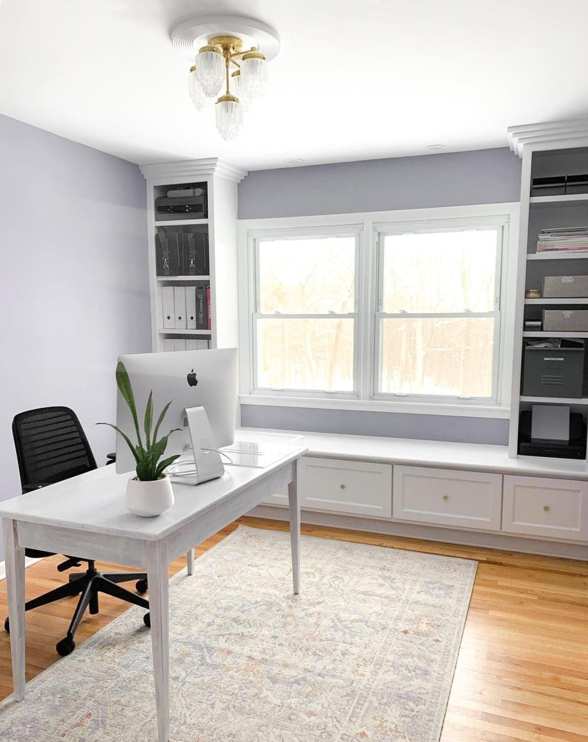 Art Deco raw brass chandelier with five globe lights, mounted on white ceiling in modern office. - CHANDELIER MODEL NO. 0777