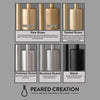 a series of four different types of lamps