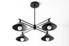 CHANDELIER MODEL No. 9344-Art Deco dining room light fixtures with a 8" Total w/ no drop finish. Designed and produced by DECOCREATIONStudio at Peared Creation