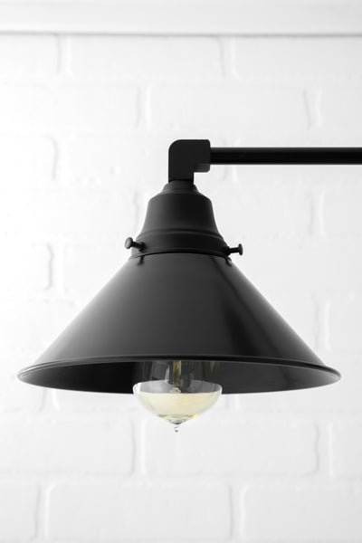 CHANDELIER MODEL No. 2433- Industrial dining room lights with a 14.75" total w/6"rod finish. Designed and produced by newwineoldbottles at Peared Creation