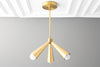 CHANDELIER MODEL No. 1610-Art Deco dining room light fixtures with a 10" total w/ No Rod finish. Designed and produced by DECOCREATIONStudio at Peared Creation
