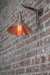 SCONCE MODEL No. 6227- Industrial Wall Lights with a finish. Designed and produced by newwineoldbottles at Peared Creation