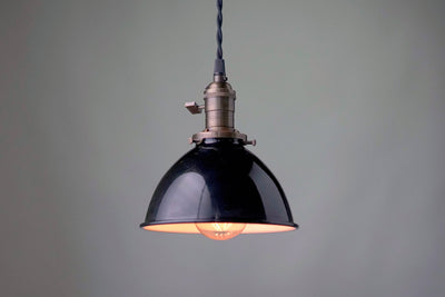 Pendant Light - Industrial Shade - Edison Pendant - Barn Lamp - Industrial Lighting - Model No. 0279