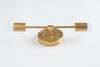Black Brass Vanity Light - Modern Brass Lighting - Mid Century Fixture - Vanity Mirror Fixture - Model No. 5563
