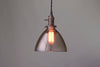 Smoked Glass Pendant - Hanging Edison Light - Industrial Pendant - Modern Lighting - Model No. 4693