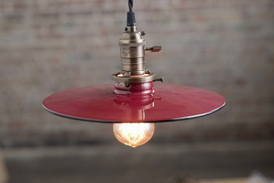 Pendant Lights - Warehouse Shade -  Hanging Pendant Light - Industrial Shade Pendant - Model No. 8326