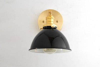 SCONCE MODEL No. 1426- Mid Century Modern Wall Lights with a Raw Brass finish. Designed and produced by MODCREATIONStudio at Peared Creation