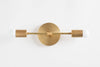 Black Brass Vanity Light - Modern Brass Lighting - Mid Century Fixture - Vanity Mirror Fixture - Model No. 5563