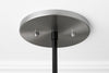 10 Inch Black Enamel Shade - Pendant Light - Island Lighting - Kitchen Lighting - Ceiling Light - Model No. 8506