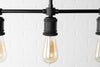 CHANDELIER MODEL No. 5263- Industrial dining room lights with a 14.5" total w/ 6"rod finish. Designed and produced by newwineoldbottles at Peared Creation