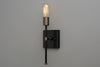 SCONCE MODEL No. 4136- Industrial Wall Lights with a Black/Antique Brass finish. Designed and produced by newwineoldbottles at Peared Creation