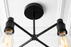 CHANDELIER MODEL No. 1548- Industrial dining room lights with a 14.5" total w/ 6"rod finish. Designed and produced by newwineoldbottles at Peared Creation