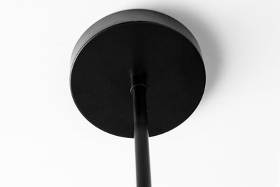 CHANDELIER MODEL No. 2879- Industrial dining room lights with a 14.5" total w/ 6"rod finish. Designed and produced by newwineoldbottles at Peared Creation