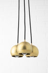 Brass Pendant Light - Brass Light Fixture - Brass Chandelier - Modern Chandelier - Hanging Chandelier - Kitchen Island - Model No. 5360