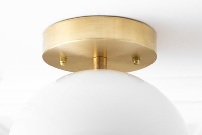 CEILING LIGHT MODEL No. 4947- Mid Century Modern Ceiling Lights with a Raw Brass finish. Designed and produced by MODCREATIONStudio at Peared Creation