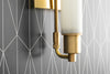 SCONCE MODEL No. 1210-Art Deco Wall Lights with a Raw Brass finish. Designed and produced by DECOCREATIONStudio at Peared Creation